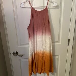 Altar'd State Pink and Orange Ombré Dress